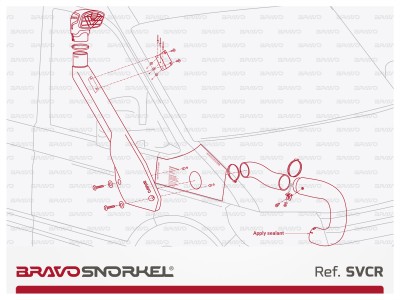 BRAVO SNORKEL VOLKSWAGEN CRAFTER / MAN-TGE (2017 - ) REF. SVCR