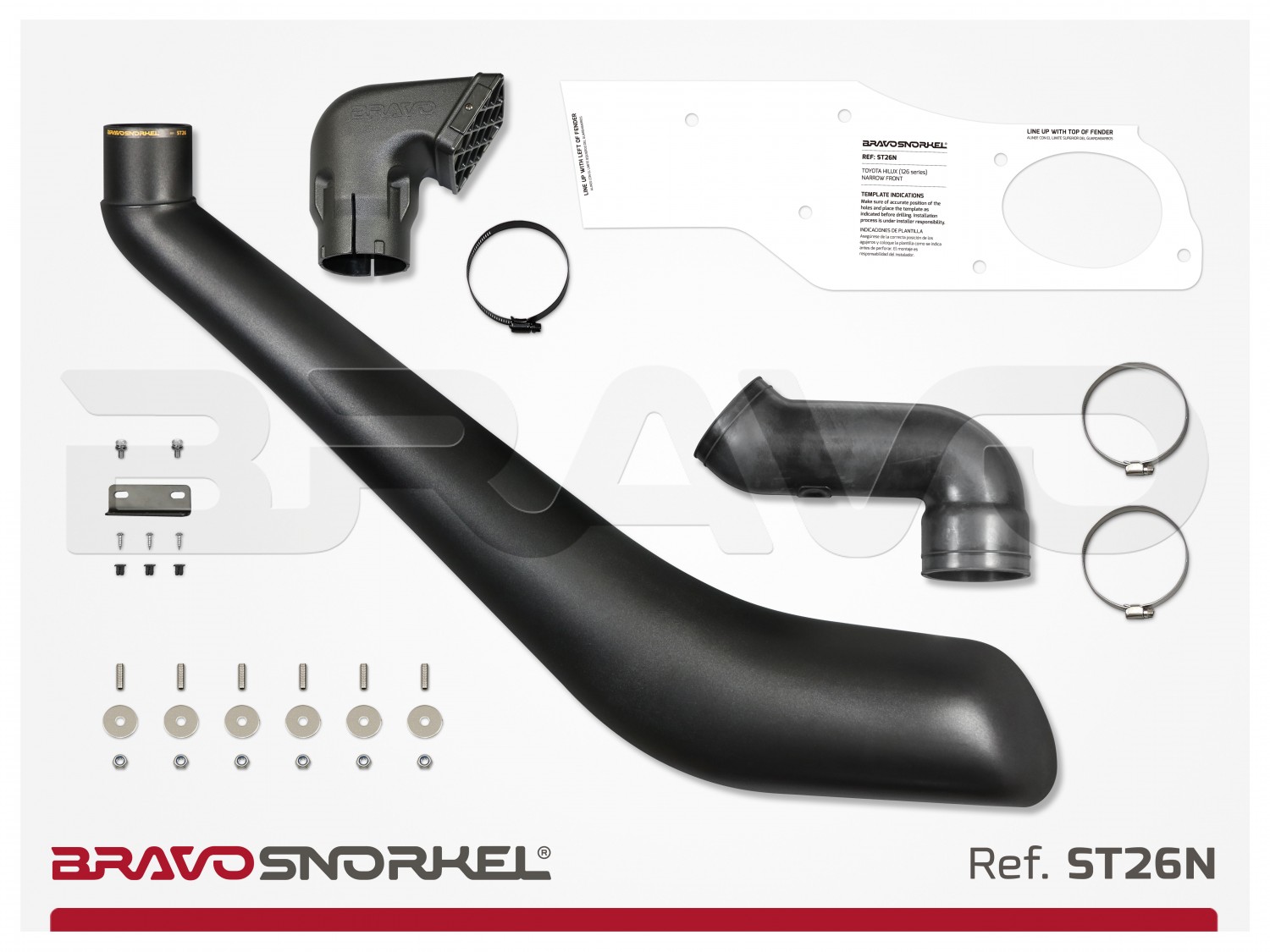 TOYOTA HILUX 126 SERIES REVO ( 2016 - On. ) Ref.: ST26N (Single cab, Narrow Fender)