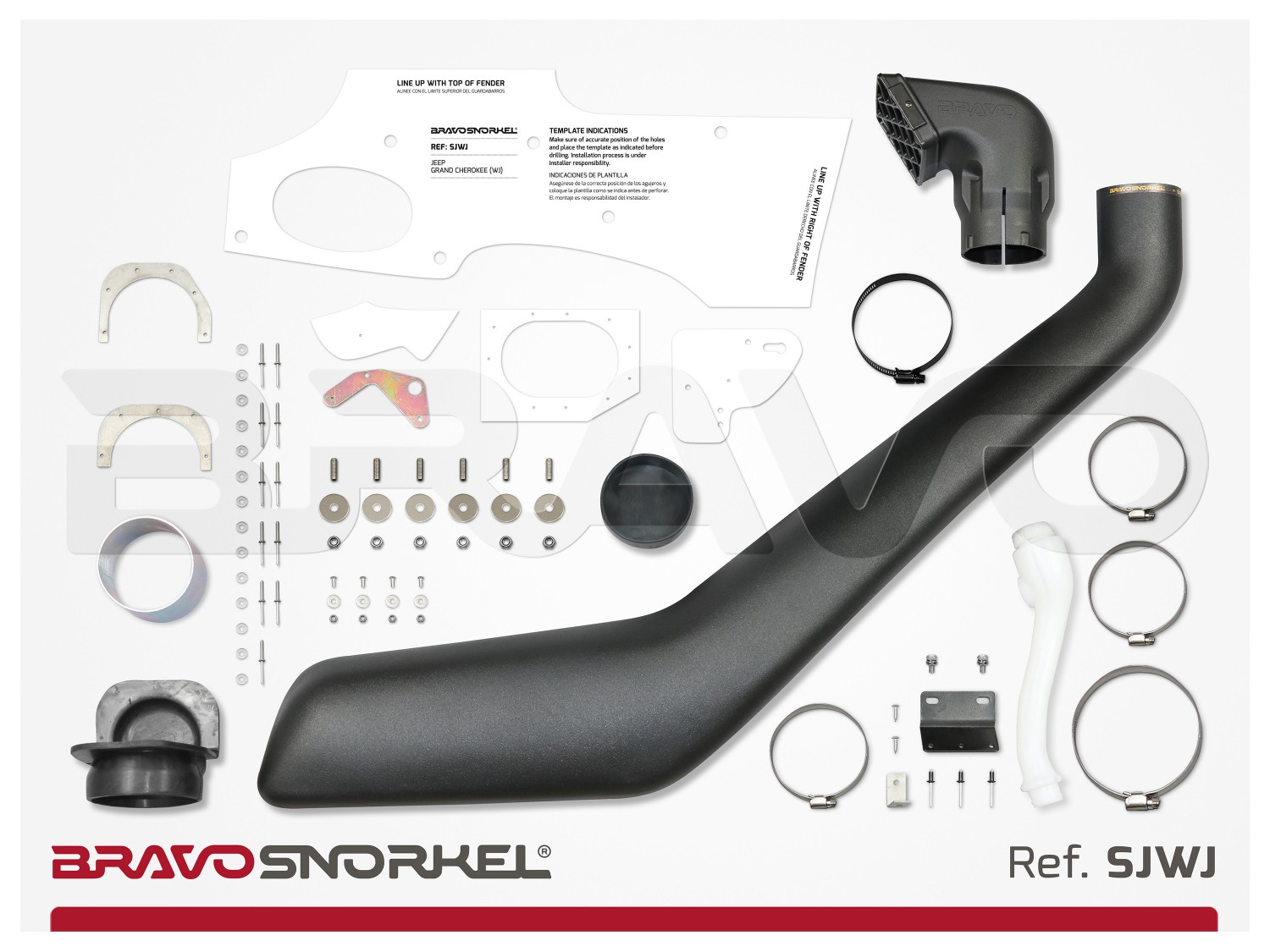 BRAVO SNORKEL JEEP GRAND CHEROKEE WJ (1999 2004)