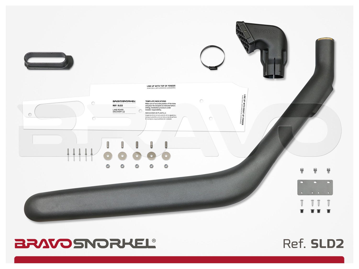 BRAVO SNORKEL LAND ROVER DISCOVERY 2 (1999 2005)
