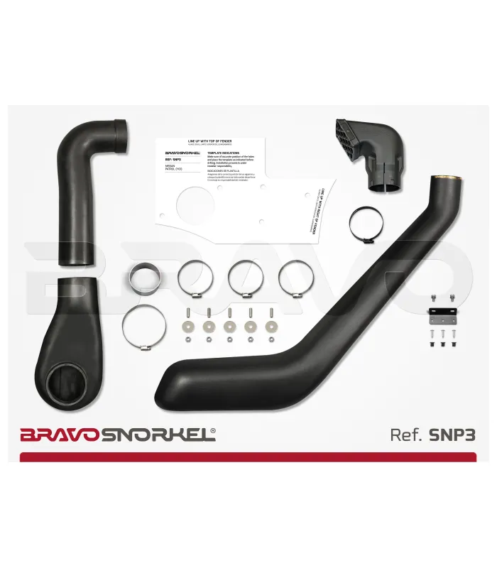 BRAVO SNORKEL NISSAN PATROL Y61 (1988 2004)