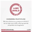 ExxonMobil LLDPE 8446.21 UV stabilized resin is ideally suited for applications that require excellent dimensional control #LLDPE #8446.21 #topmaterial #polyethylene #tech